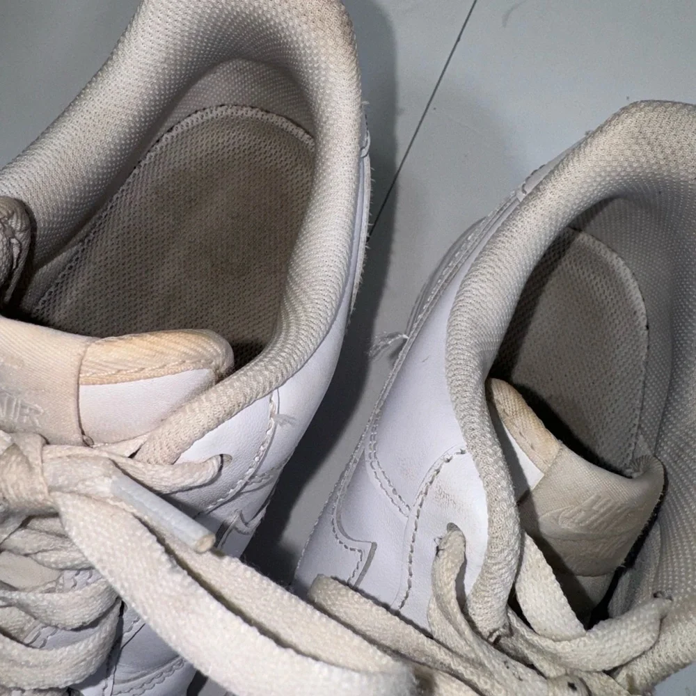 Nike White Womens Leather Sneakers